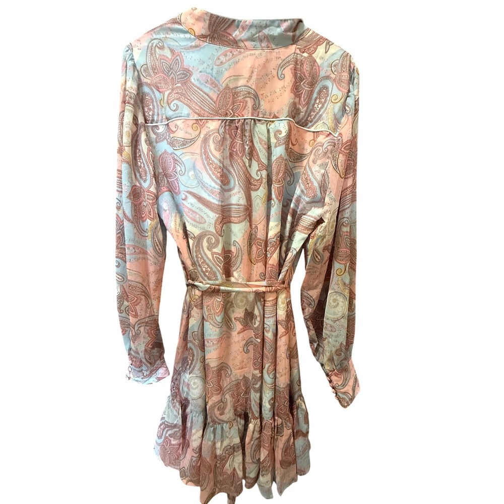Boston Proper BNWT Paisley Patchwork Dress Size XL - Picture 4 of 4